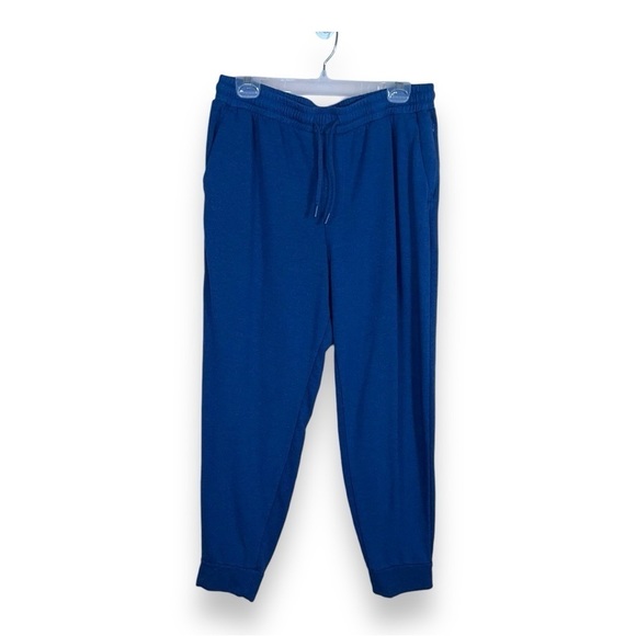 LARGE GEORGE BLUE MENS JOGGER PANTS CASUAL ATHLETIC ATHLEISURE - Picture 1 of 10